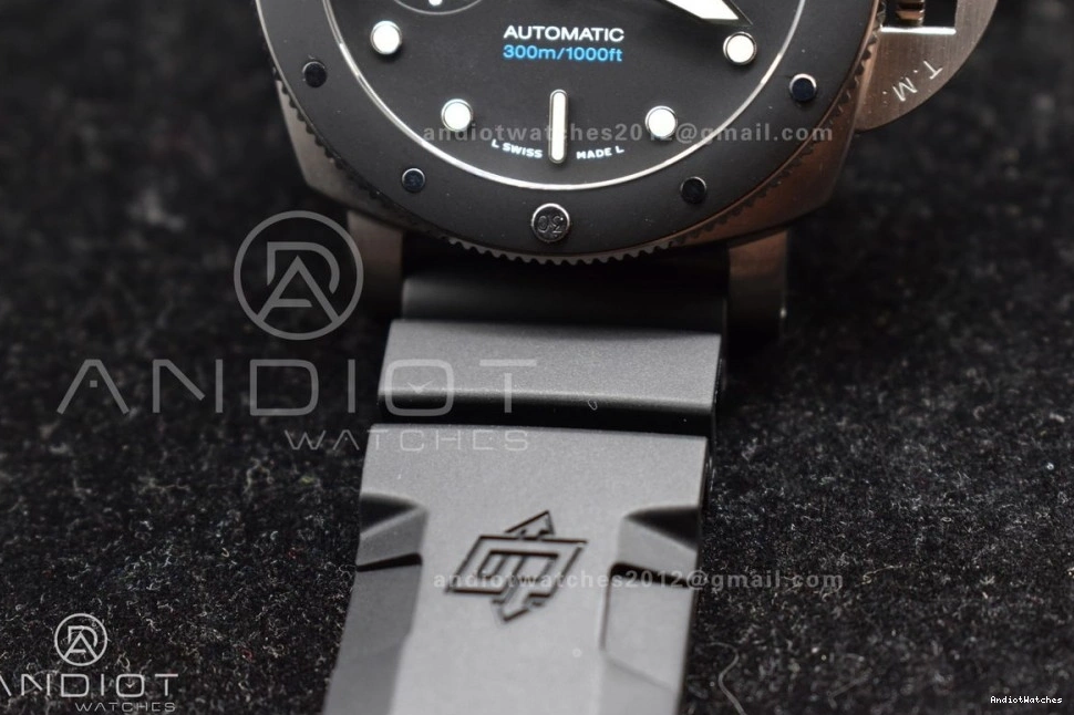 Rubber Strap 1:1 PAM683 MultiPurpose Black on Black Best XXXIV 459 Y SBF Dial Edition 0226